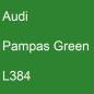 Preview: Audi, Pampas Green, L384.